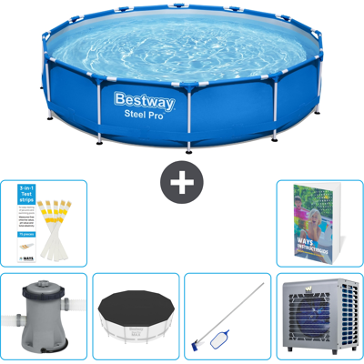 Bestway Piscina Steel Pro Rotonda - 366x76 Cm - 7-pezzi S283 Bestway Piscina Steel Pro Rotonda - 366x76 Cm - 7-pezzi S283