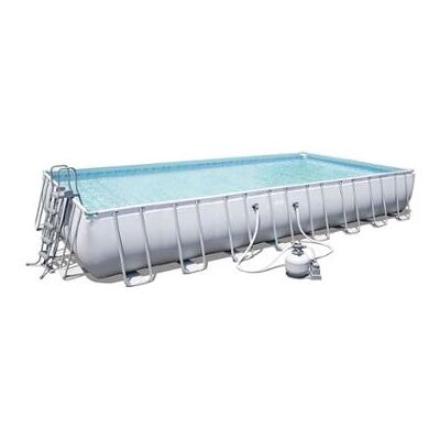Bestway Piscina Power Steel Rettangolare Cm 956x488x132h - 56623 Bestway Piscina Power Steel Rettangolare Cm 956x488x132h - 56623
