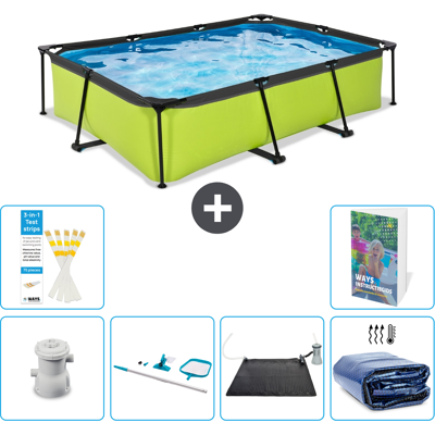 EXIT TOYS Exit-toys Piscina Exit Rettangolare - 300x200x65 Cm - 7-pezzi S235 EXIT TOYS Exit-toys Piscina Exit Rettangolare - 300x200x65 Cm - 7-pezzi S235