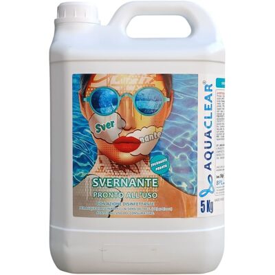 AQUACLEAR Svernante Liquido 5 Kg Non Schiumogeno AQUACLEAR Svernante Liquido 5 Kg Non Schiumogeno