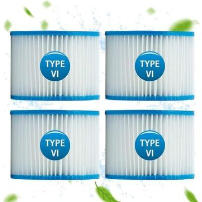 BARKBUSTERS Forehill Filtre Spa Pour Bestway 58323, Cartouche Pour Filtration De L'Eau Taille 6 Pour Lay-z-spa, Pour Monaco, Pour Miami, Pour Vegas (lot De 4) BARKBUSTERS Forehill Filtre Spa Pour Bestway 58323, Cartouche Pour Filtration De L'Eau Taille 6 Pour Lay-z-spa, Pour Monaco, Pour Miami, Pour Vegas (lot De 4)