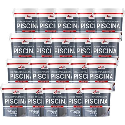 ARCANE INDUSTRIES Rivestimento Impermeabile Per Piscine, Vasca: Arcacim Pool - 20 X 25 Kg Bianco - ARCANE INDUSTRIES Rivestimento Impermeabile Per Piscine, Vasca: Arcacim Pool - 20 X 25 Kg Bianco -