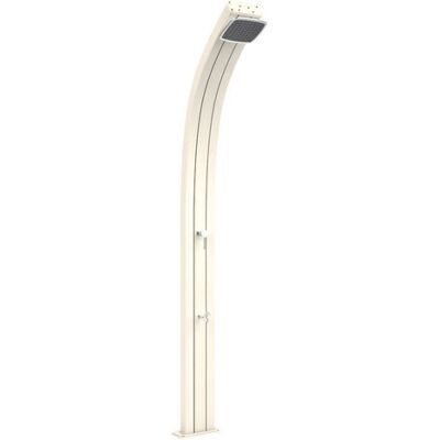 ARKEMA DESIGN Doccia Solare Da Esterno Giardino 30l Miscelatore E Lavapiedi Arkema Spring Bianco Crema ARKEMA DESIGN Doccia Solare Da Esterno Giardino 30l Miscelatore E Lavapiedi Arkema Spring Bianco Crema