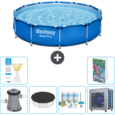 Bestway Piscina Steel Pro Rotonda - 366x76 Cm - 7-pezzi S264 Bestway Piscina Steel Pro Rotonda - 366x76 Cm - 7-pezzi S264