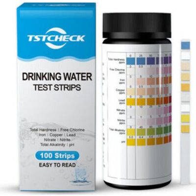 BRAST Strisce Reattive Per Piscine E Spa – Confezione Da 100 Strisce, Per Determinare Ph, Cloro, Bromo, Durezza E Altro Ancora, Test Preciso 9 In 1 Per L'Acqua Della Piscina BRAST Strisce Reattive Per Piscine E Spa – Confezione Da 100 Strisce, Per Determinare Ph, Cloro, Bromo, Durezza E Altro Ancora, Test Preciso 9 In 1 Per L'Acqua Della Piscina