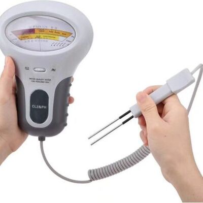 SCORPIO Testeur De Chlore Et De Ph Cl2,testeur Numérique Lcd Multifonction,testeur De Niveau De Chlore Avec Sonde,pour La Piscine Et Le Spa SCORPIO Testeur De Chlore Et De Ph Cl2,testeur Numérique Lcd Multifonction,testeur De Niveau De Chlore Avec Sonde,pour La Piscine Et Le Spa