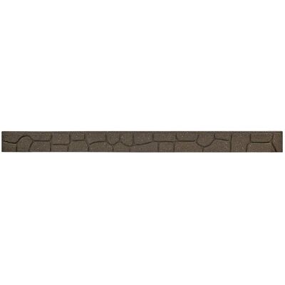 RIBIMEX Bordo flessibile da giardino - Effetto pietra - 120cm RIBIMEX Bordo flessibile da giardino - Effetto pietra - 120cm