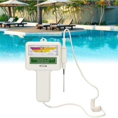 BARKBUSTERS Testeur Portable De Ph Et De Niveau De Chlore, Instrument D'Analyse De La Qualité De L'Eau 2 En 1 BARKBUSTERS Testeur Portable De Ph Et De Niveau De Chlore, Instrument D'Analyse De La Qualité De L'Eau 2 En 1