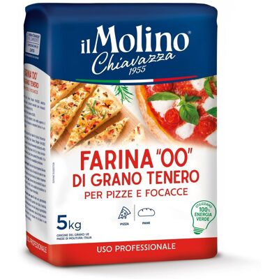 OEM Farina Farina Tipo 00 Di Grano Tenero Per Pizza E Focacce 5kg - Il Molino Chiavazza OEM Farina Farina Tipo 00 Di Grano Tenero Per Pizza E Focacce 5kg - Il Molino Chiavazza