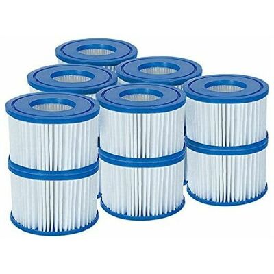 OEM Filtro Da Piscina Bestway 58323 Lay-z-spa Standard - Confezione Da 12 Unità, Colore Bianco E Blu OEM Filtro Da Piscina Bestway 58323 Lay-z-spa Standard - Confezione Da 12 Unità, Colore Bianco E Blu