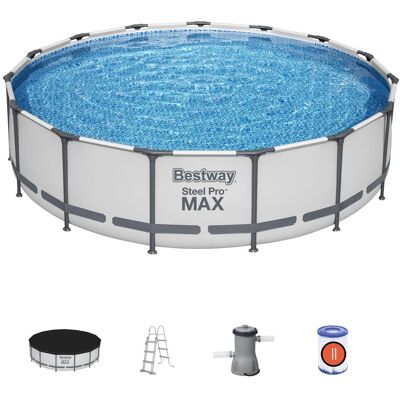 Bestway Piscina Tonda Fuori Terra Steel Pro Max 457xh107 -56488 Bestway Piscina Tonda Fuori Terra Steel Pro Max 457xh107 -56488