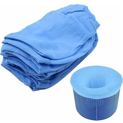 BARKBUSTERS Chaussettes Skimmer Piscine Pool Socks - 10 Pièces Bleues Durables En Nylon Élastique Pour Panier, Filet Filtres, Feuilles, Pollen, Insectes, Tissu D'Écumeur Peuvent Emprisonner Pollen, Cheveux BARKBUSTERS Chaussettes Skimmer Piscine Pool Socks - 10 Pièces Bleues Durables En Nylon Élastique Pour Panier, Filet Filtres, Feuilles, Pollen, Insectes, Tissu D'Écumeur Peuvent Emprisonner Pollen, Cheveux