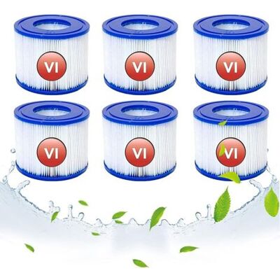 BRAST Cartucce Filtranti Di Ricambio Per Bestway Vi, Cartuccia Filtrante Vi Per Lay-z-spa Miami, Vegas, Monaco-size, Filtro Jacuzzi, Per Bestway 58323, 58239, 90352e (confezione) BRAST Cartucce Filtranti Di Ricambio Per Bestway Vi, Cartuccia Filtrante Vi Per Lay-z-spa Miami, Vegas, Monaco-size, Filtro Jacuzzi, Per Bestway 58323, 58239, 90352e (confezione)