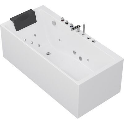 Home Deluxe Vasca Idromassaggio Bakal- Bianco, Vetroresina, Abs Home Deluxe Vasca Idromassaggio Bakal- Bianco, Vetroresina, Abs