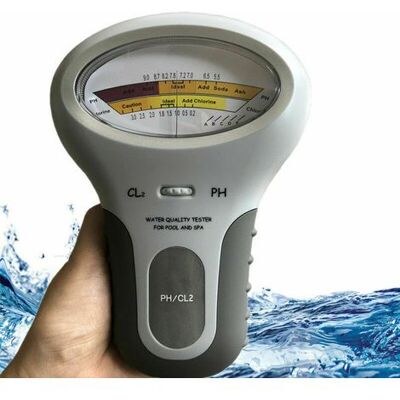 URSUS Testeur De Ph De Chlore 2 En 1, Analyseur De Qualité De L'Eau De Chlore, Appareil De Mesure Cl2 URSUS Testeur De Ph De Chlore 2 En 1, Analyseur De Qualité De L'Eau De Chlore, Appareil De Mesure Cl2
