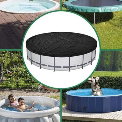 BARKBUSTERS Bâche De Piscine Circulaire Pliable, Résistante Aux Uv, Accessoire De Piscine Portable Pour Chiens Et Enfants -φ210h 90cm BARKBUSTERS Bâche De Piscine Circulaire Pliable, Résistante Aux Uv, Accessoire De Piscine Portable Pour Chiens Et Enfants -φ210h 90cm