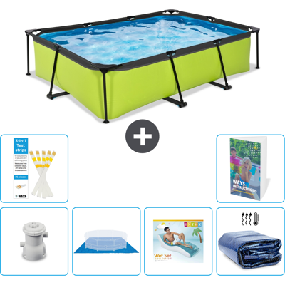 EXIT TOYS Exit-toys Piscina Exit Rettangolare - 300x200x65 Cm - 7-pezzi S345 EXIT TOYS Exit-toys Piscina Exit Rettangolare - 300x200x65 Cm - 7-pezzi S345