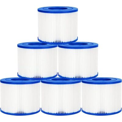 OEM Confezione Da 6 Filtri Spa Di Tipo Vi, Filtro A Cartuccia Di Tipo Vi Per Bestway Lay-z-spa, Filtro Per Piscina, Filtro Spa E Vasca Idromassaggio Di Tipo Vi Per Miami, Monaco, Las Vegas, 58323, Palm Sp OEM Confezione Da 6 Filtri Spa Di Tipo Vi, Filtro A Cartuccia Di Tipo Vi Per Bestway Lay-z-spa, Filtro Per Piscina, Filtro Spa E Vasca Idromassaggio Di Tipo Vi Per Miami, Monaco, Las Vegas, 58323, Palm Sp