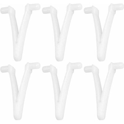 TAPWORKS Pack Di 6 Clip A Farfalla Per Piscina Pennello, Teste Dei Dispositivi Di Fissaggio E Accessori Per La Pulizia TAPWORKS Pack Di 6 Clip A Farfalla Per Piscina Pennello, Teste Dei Dispositivi Di Fissaggio E Accessori Per La Pulizia