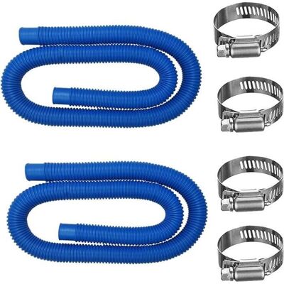 OEM 2 Tubi Flessibili E Impermeabili Per Piscina, Con Raccordo Per Filtro, Per Piscine Fuori Terra, Jacuzzi E Spa. OEM 2 Tubi Flessibili E Impermeabili Per Piscina, Con Raccordo Per Filtro, Per Piscine Fuori Terra, Jacuzzi E Spa.