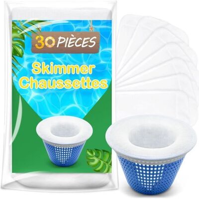 URSUS Set Di 30 Calzini Per Skimmer Da Piscina, Calzini Per Piscina, Prefiltro Skimmer In Nylon Elastico Con Rete Ultrafine URSUS Set Di 30 Calzini Per Skimmer Da Piscina, Calzini Per Piscina, Prefiltro Skimmer In Nylon Elastico Con Rete Ultrafine
