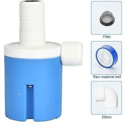SCORPIO Regolatore Automatico Di Livello Per Piscina – Valvola A Galleggiante In Plastica Per Uso Alimentare – Controllo Del Livello Dell'acqua 0–100 °c – Montaggio Verticale SCORPIO Regolatore Automatico Di Livello Per Piscina – Valvola A Galleggiante In Plastica Per Uso Alimentare – Controllo Del Livello Dell'acqua 0–100 °c – Montaggio Verticale