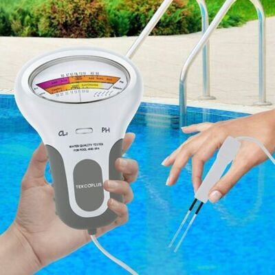 SCORPIO Testeur Numérique De Qualité D'Eau Pour Piscine – Mesure Chlore Et Ph – Écran Lcd Facile À Lire – Pour Spas Et Piscines À Domicile SCORPIO Testeur Numérique De Qualité D'Eau Pour Piscine – Mesure Chlore Et Ph – Écran Lcd Facile À Lire – Pour Spas Et Piscines À Domicile