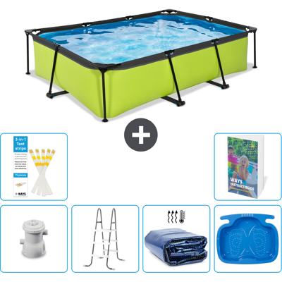 EXIT TOYS Exit-toys Piscina Exit Rettangolare - 300x200x65 Cm - 7-pezzi S318 EXIT TOYS Exit-toys Piscina Exit Rettangolare - 300x200x65 Cm - 7-pezzi S318