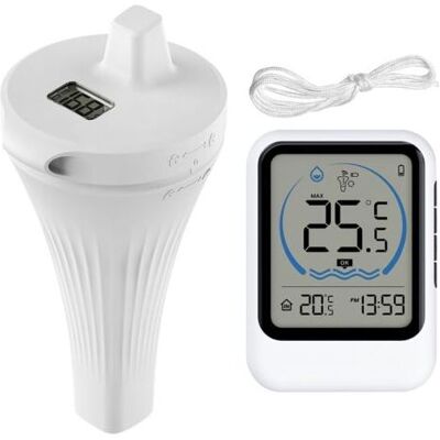 SCORPIO Termometro Galleggiante Wireless Ip68 Con Sensore Di Temperatura – Schermo Lcd – Termometro Digitale Wireless Per Piscina, Acquario, Vasca Da Bagno, Laghetto SCORPIO Termometro Galleggiante Wireless Ip68 Con Sensore Di Temperatura – Schermo Lcd – Termometro Digitale Wireless Per Piscina, Acquario, Vasca Da Bagno, Laghetto
