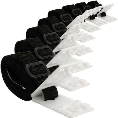 BRAST Set Di 8 Rulli Per Copertura Piscina Con Cinghie E Morsetti Per Dispositivi Di Avvolgimento, Rullo Solare Per Copertura Piscina Per Piscine Interrate, Tubo Per Rullo Solare BRAST Set Di 8 Rulli Per Copertura Piscina Con Cinghie E Morsetti Per Dispositivi Di Avvolgimento, Rullo Solare Per Copertura Piscina Per Piscine Interrate, Tubo Per Rullo Solare
