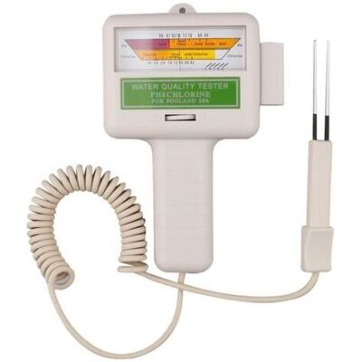 ABYSSE Kit De Testeur De Compteur D'Eau De Chlore Ph, Moniteur Numérique Portable D'Analyse ABYSSE Kit De Testeur De Compteur D'Eau De Chlore Ph, Moniteur Numérique Portable D'Analyse