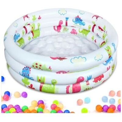 SCORPIO (bianco) Piscina Gonfiabile Per Bambini, Piscina Gonfiabile Rotonda 90x22 Cm, Per Uso Interno Ed Esterno SCORPIO (bianco) Piscina Gonfiabile Per Bambini, Piscina Gonfiabile Rotonda 90x22 Cm, Per Uso Interno Ed Esterno