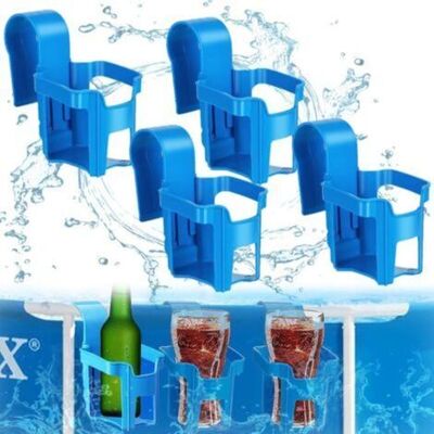 BRAST Set Di 4 Portabicchieri Per Piscina, Portabicchieri Per L'Area Piscina, Portabicchieri Per Piscine Fuori Terra, Portabicchieri Rimovibile, Portabicchieri Multifunzionale Per L'Area Piscina, Per Piscin BRAST Set Di 4 Portabicchieri Per Piscina, Portabicchieri Per L'Area Piscina, Portabicchieri Per Piscine Fuori Terra, Portabicchieri Rimovibile, Portabicchieri Multifunzionale Per L'Area Piscina, Per Piscin