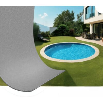 SAN MARCO Telo Interno Piscina Rotonda 1200x150 Cm Grigio 0,8 Mm SAN MARCO Telo Interno Piscina Rotonda 1200x150 Cm Grigio 0,8 Mm