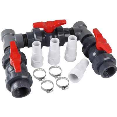 HABITEX Kit Bypass Piscina Con Pompa Di Calore - Sistema Riscaldamento Solare HABITEX Kit Bypass Piscina Con Pompa Di Calore - Sistema Riscaldamento Solare