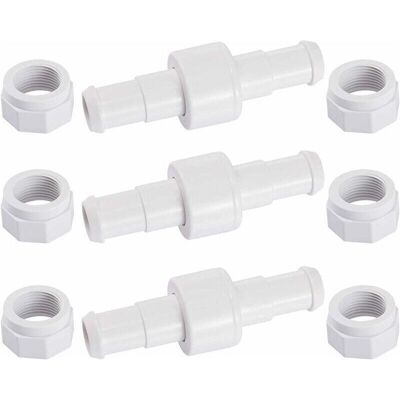 URSUS Set Di 3 Connettori Rotanti Per Tubo Flessibile D20 Con 6 Ugelli D15 Compatibili Con Il Robot Pulitore Per Piscine Zodiac Polaris 180 280 380. URSUS Set Di 3 Connettori Rotanti Per Tubo Flessibile D20 Con 6 Ugelli D15 Compatibili Con Il Robot Pulitore Per Piscine Zodiac Polaris 180 280 380.