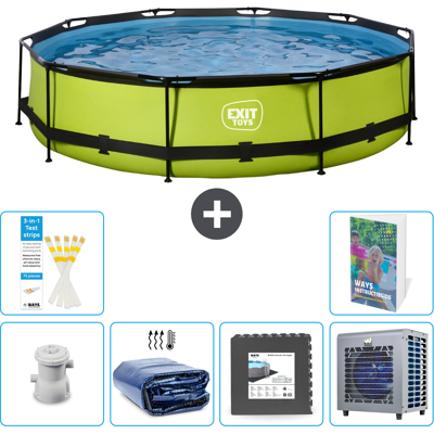 EXIT TOYS Exit-toys Piscina Exit Rotonda - 360x76 Cm - 7-pezzi S190 EXIT TOYS Exit-toys Piscina Exit Rotonda - 360x76 Cm - 7-pezzi S190