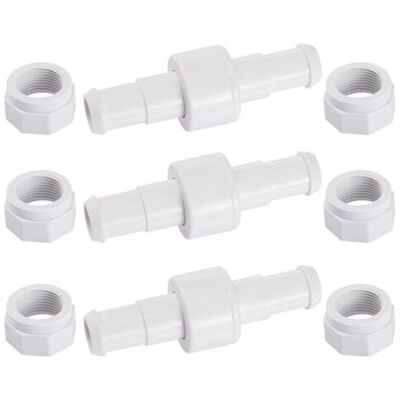 SCORPIO Set D20 Con 3 Connettori Rotanti E 6 Tappi Terminali D15, Compatibile Con I Robot Pulitori Per Piscine Zodiac Polaris 180, 280 E 380. SCORPIO Set D20 Con 3 Connettori Rotanti E 6 Tappi Terminali D15, Compatibile Con I Robot Pulitori Per Piscine Zodiac Polaris 180, 280 E 380.