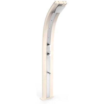 ARKEMA DESIGN Doccia Solare Da Giardino 40l Miscelatore Nebulizzatore E Lavapiedi Arkema Dada Fascia Inox Sabbia ARKEMA DESIGN Doccia Solare Da Giardino 40l Miscelatore Nebulizzatore E Lavapiedi Arkema Dada Fascia Inox Sabbia