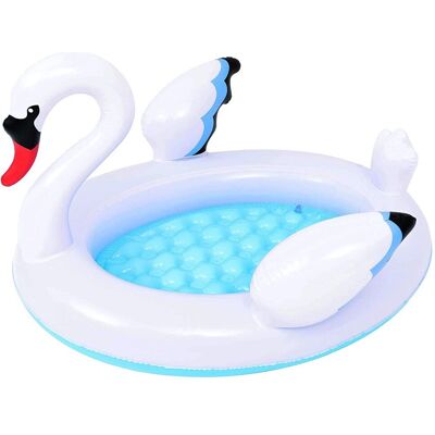 JILONG Piscina Gonfiabile Fuoriterra Per Bambini Cigno Bianco Da Giardino 108x95x65cm JILONG Piscina Gonfiabile Fuoriterra Per Bambini Cigno Bianco Da Giardino 108x95x65cm