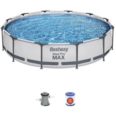 Bestway Piscina Fuori Terra Rotonda 56416 Steel Pro Max 366x76h Cm Bestway Piscina Fuori Terra Rotonda 56416 Steel Pro Max 366x76h Cm