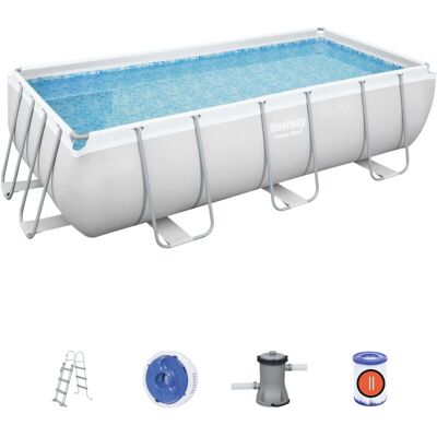 Bestway Piscina Rettangolare Con Accessori Cm.404x201x100 Art.56441 Bestway Piscina Rettangolare Con Accessori Cm.404x201x100 Art.56441