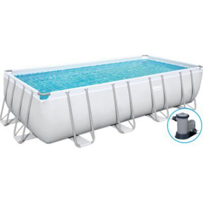 Bestway Piscina Power Steel Rettangolare Telaio Portante Cm.549x274x122h. - Kg.110,3 -lt.14.812-filtro Cartuccia (art.56465) Bestway Piscina Power Steel Rettangolare Telaio Portante Cm.549x274x122h. - Kg.110,3 -lt.14.812-filtro Cartuccia (art.56465)