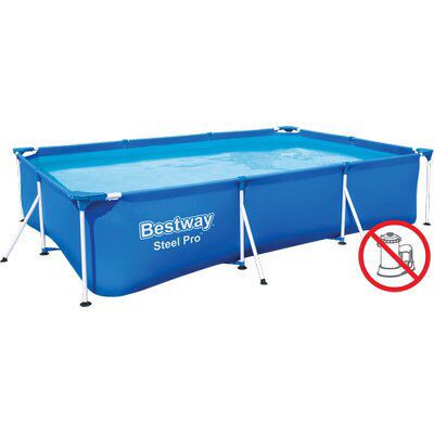 Bestway Piscina Steel Pro Rettangolare Telaio Portante Cm.300x201x66h. - Kg.19,6 - Lt.3.300 (art.56404) Bestway Piscina Steel Pro Rettangolare Telaio Portante Cm.300x201x66h. - Kg.19,6 - Lt.3.300 (art.56404)