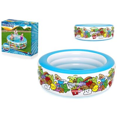 Bestway - Piscina Gioco Con Personaggi Disegnati 152 X 51 Cm Bestway - Piscina Gioco Con Personaggi Disegnati 152 X 51 Cm