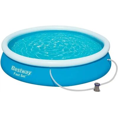 Bestway - Piscina Fast Set Autoportante Tonda Cm.366x76h. - Kg.14,0 -lt.5.377 -filtro Cartuccia (art.57274) Bestway - Piscina Fast Set Autoportante Tonda Cm.366x76h. - Kg.14,0 -lt.5.377 -filtro Cartuccia (art.57274)