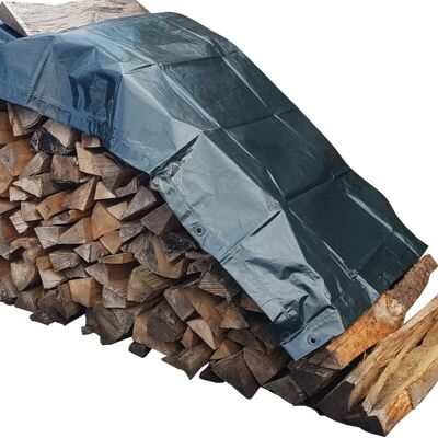 FP - Bache 150g / M2, 1,5x12m, Gr / Bl FP - Bache 150g / M2, 1,5x12m, Gr / Bl