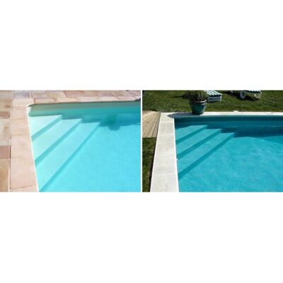 PISCINE ITALIA Scala Ad Angolo Sotto Liner Per Piscina Interrata - 3 Scalini PISCINE ITALIA Scala Ad Angolo Sotto Liner Per Piscina Interrata - 3 Scalini