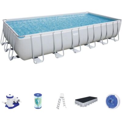 Bestway Piscina Power Steel Rettangolare Telaio Portante Cm.732x366x132h. -kg.171,7 -lt.30.045 -filtro Cartuccia (art.56474) Bestway Piscina Power Steel Rettangolare Telaio Portante Cm.732x366x132h. -kg.171,7 -lt.30.045 -filtro Cartuccia (art.56474)