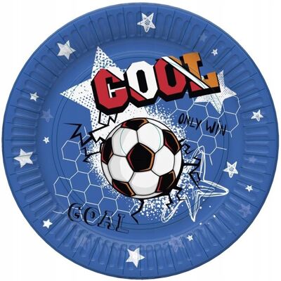 OEM Piatti Di Carta A Tema Calcio, Tifosi Di Calcio, Partita Di Compleanno, 18 Cm, 8 Pezzi. OEM Piatti Di Carta A Tema Calcio, Tifosi Di Calcio, Partita Di Compleanno, 18 Cm, 8 Pezzi.